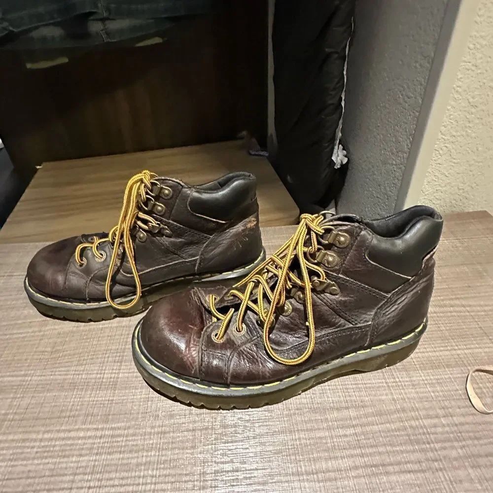 Doc Martens Brown Leather Men's Boots